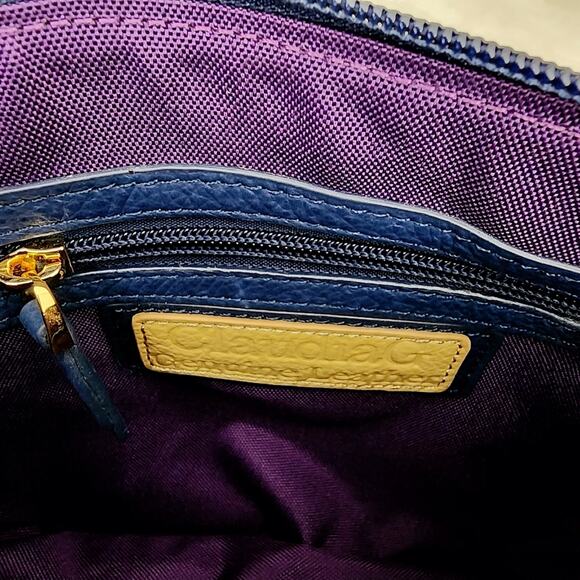 NEW ClaudiaG Willow Elegant Navy Fringe Leather Crossbody Bag - Picture 9 of 10